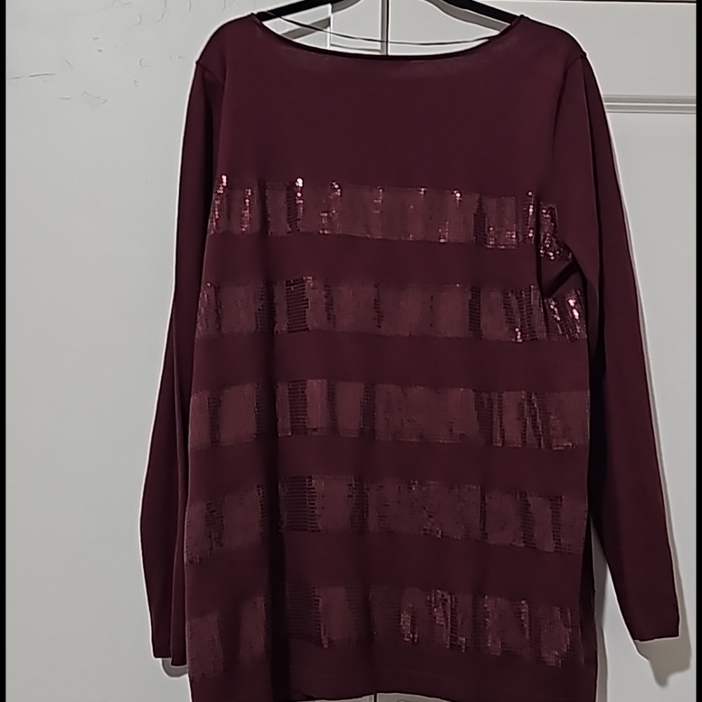 Soft Surroundings Sequence Pullover Knit Sweater - image 5